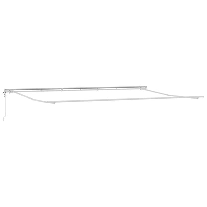 Tenda Sole Retrattile Automatica 600x300 cm Antracite e Bianco | homemem39