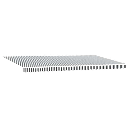 Tenda Retrattile Manuale con LED Antracite e Bianco 600x300 cm | homemem39