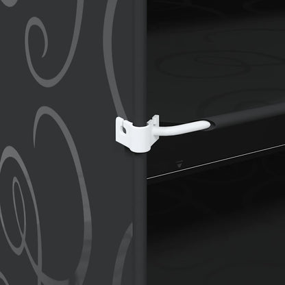 Organizzatore Portaoggetti con 6 Cubi e Ante Trasparenti in PP