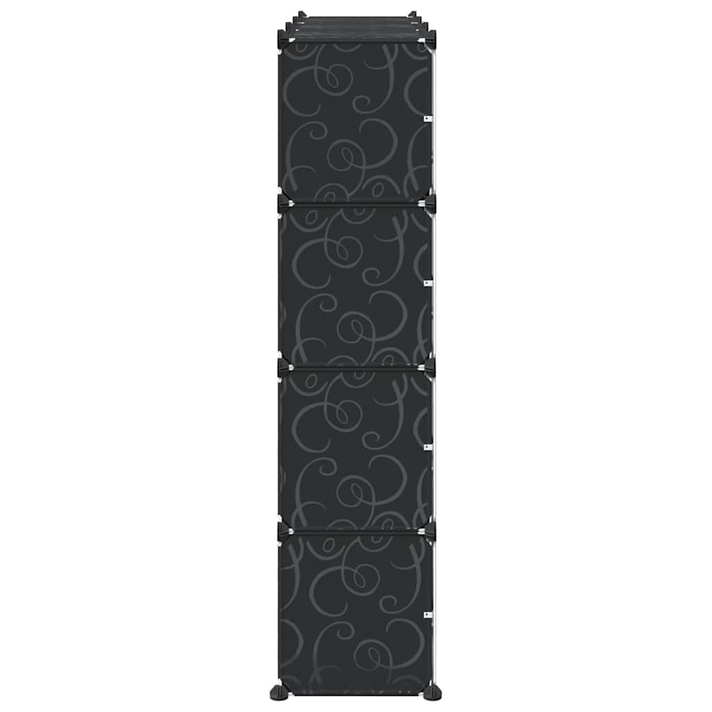 Organizzatore Portaoggetti con 12 Cubi e Ante Trasparenti in PP - homemem39