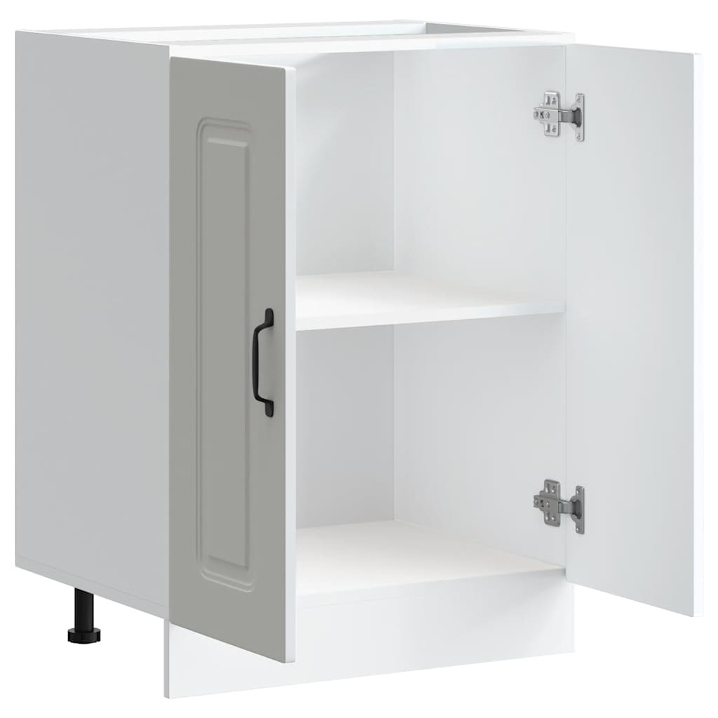 Mobile base lavello Kalmar Bianco 60x46x81,5 cm in Truciolato - homemem39