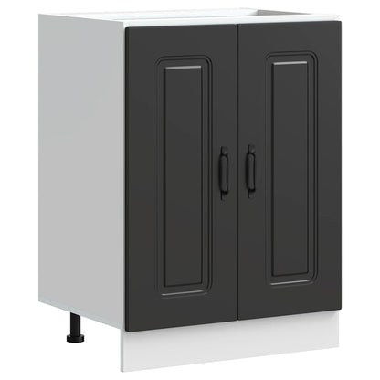 Mobile base lavello Kalmar Nero 60x46x81,5 cm in Truciolato | homemem39