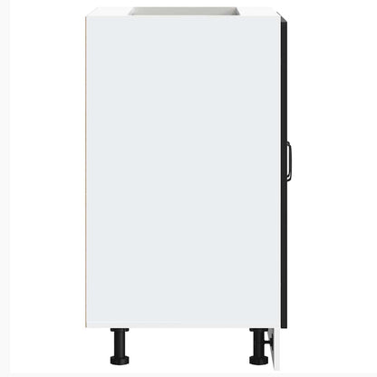 Mobile base lavello Kalmar Nero 60x46x81,5 cm in Truciolato
