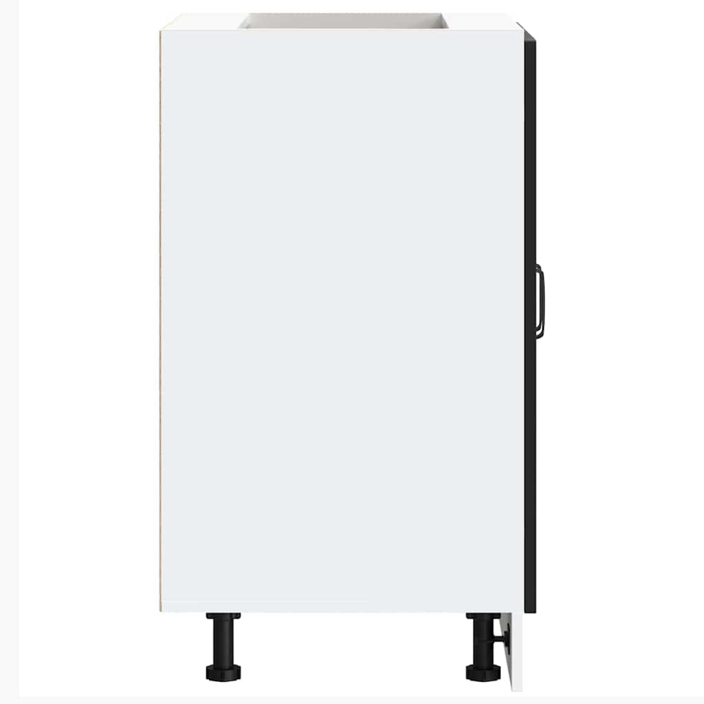 Mobile base lavello Kalmar Nero 60x46x81,5 cm in Truciolato - homemem39