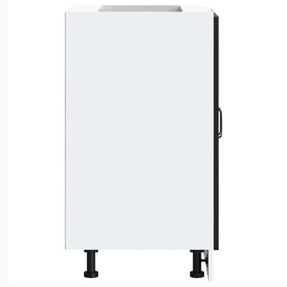 Mobile base lavello Kalmar Nero 60x46x81,5 cm in Truciolato - homemem39