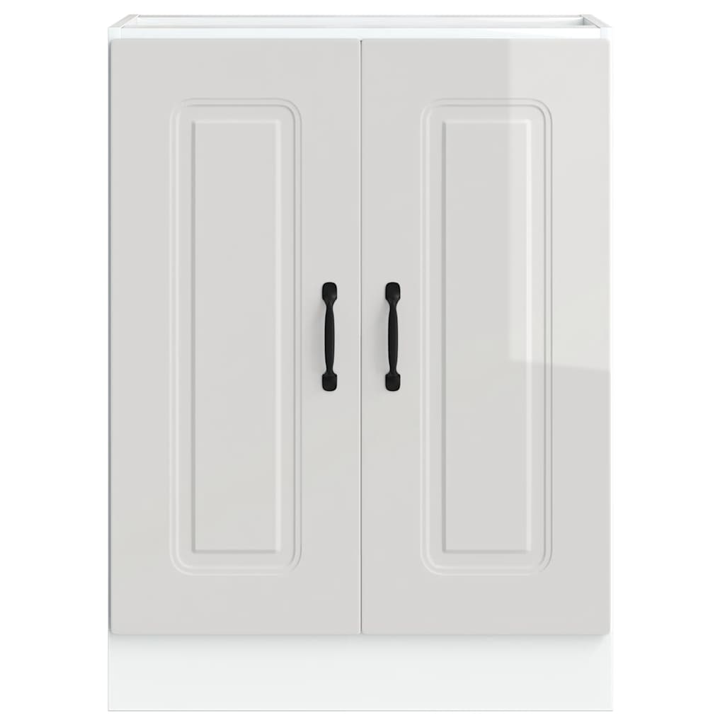 Mobile base lavello Kalmar Bianco Lucido 60x46x81,5 cm