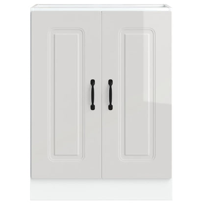 Mobile base lavello Kalmar Bianco Lucido 60x46x81,5 cm