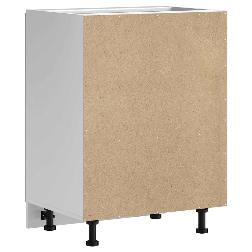 Mobile base lavello Kalmar Bianco Lucido 60x46x81,5 cm | homemem39