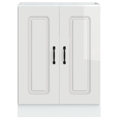 Mobile base lavello Kalmar Bianco Lucido 60x46x81,5 cm