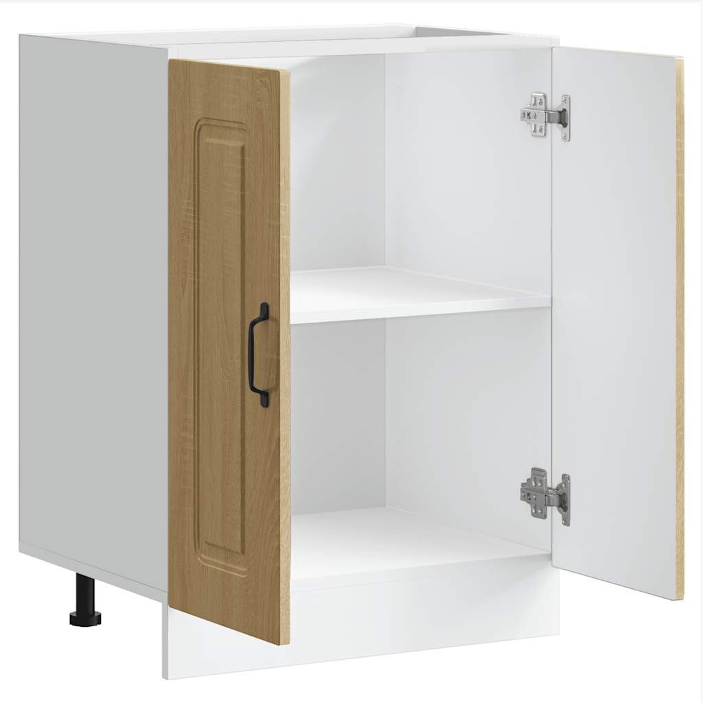 Mobile base lavello Kalmar Rovere Sonoma 60x46x81,5 cm - homemem39