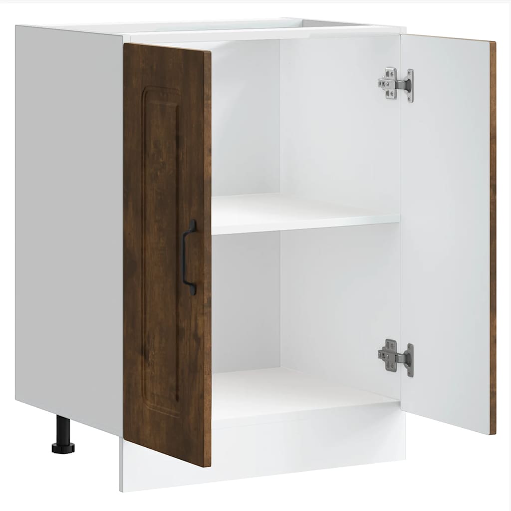 Mobile base lavello Kalmar Rovere Fumo 60x46x81,5 cm Truciolato