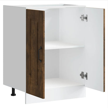 Mobile base lavello Kalmar Rovere Fumo 60x46x81,5 cm Truciolato