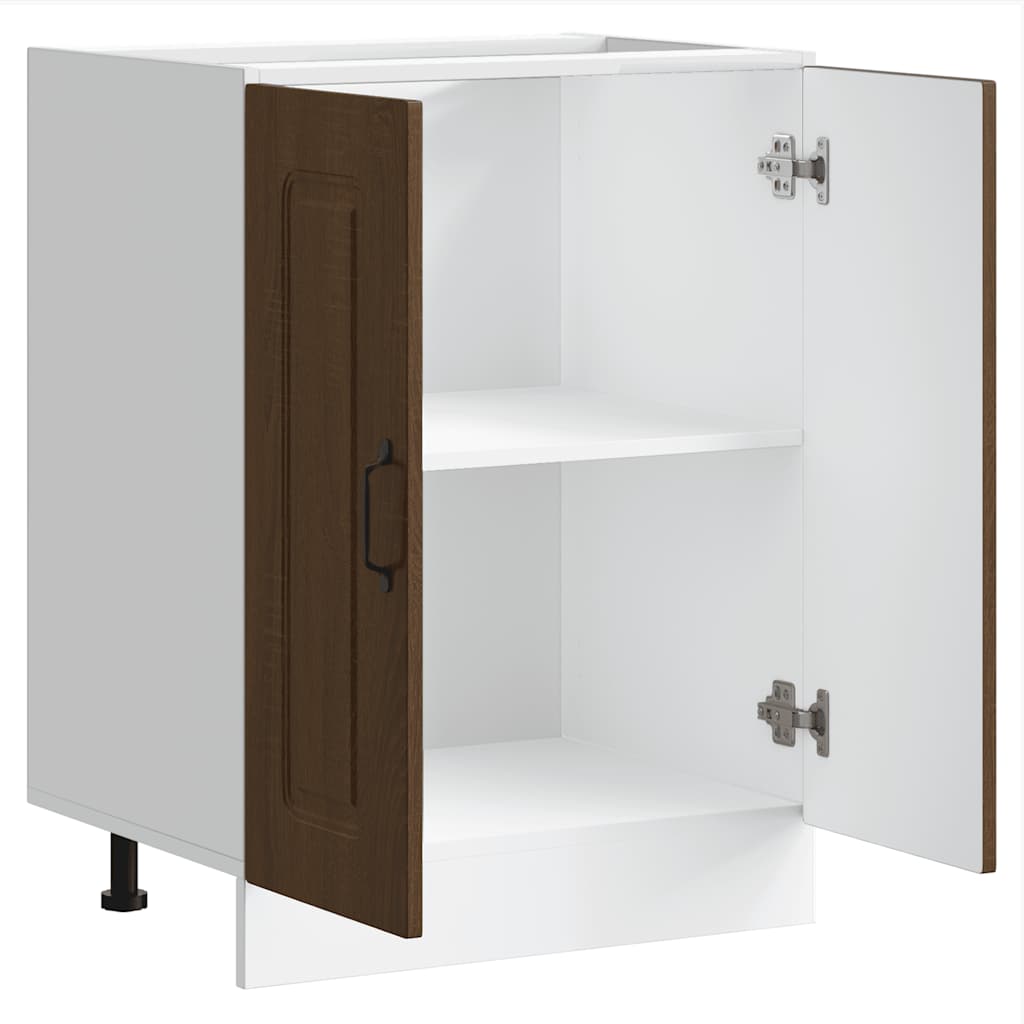 Mobile base lavello Kalmar Rovere Marrone 60x46x81,5 cm - homemem39