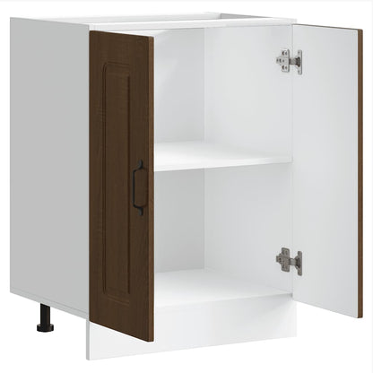 Mobile base lavello Kalmar Rovere Marrone 60x46x81,5 cm - homemem39