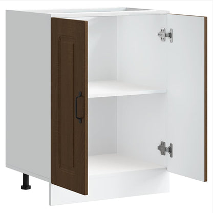 Mobile base lavello Kalmar Rovere Marrone 60x46x81,5 cm