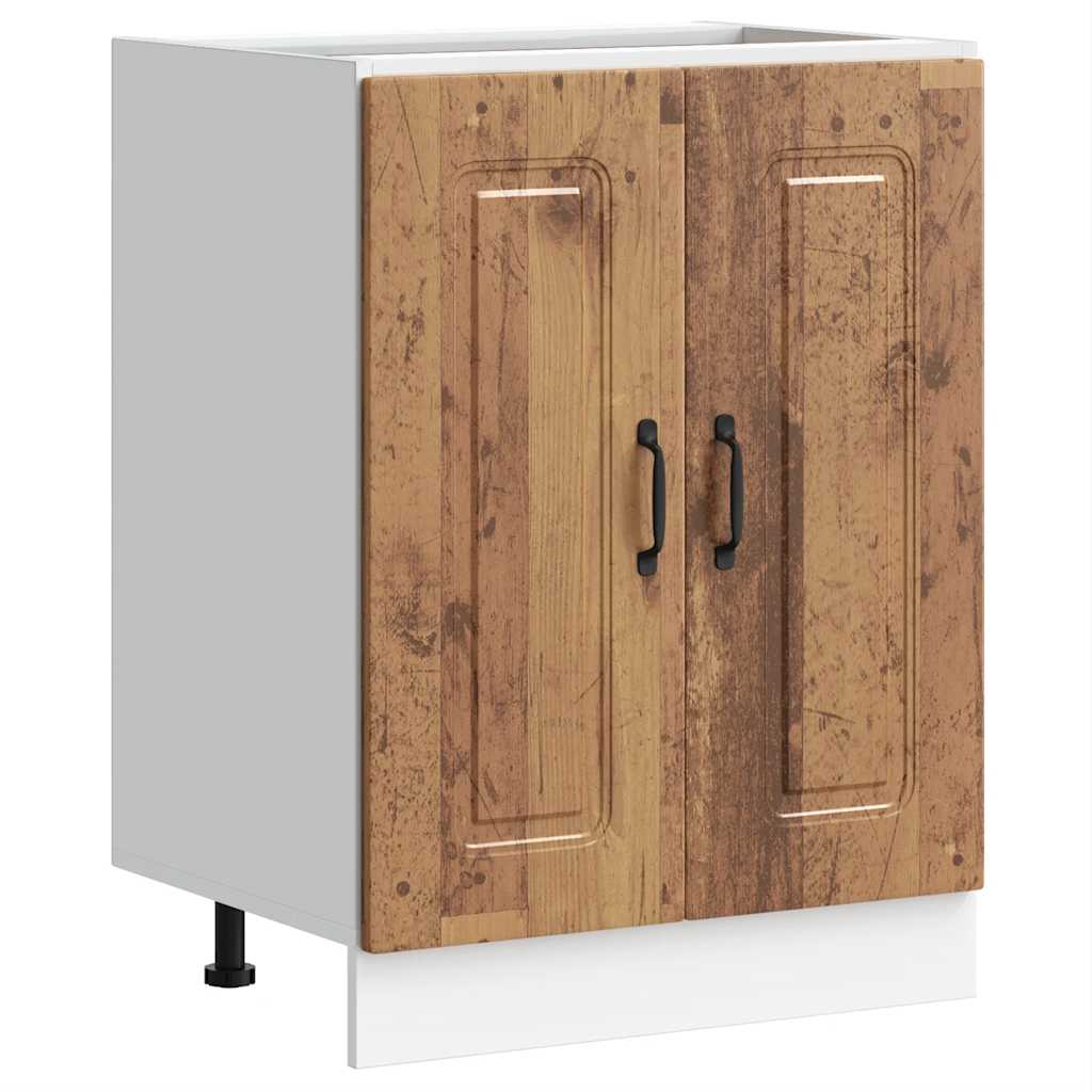 Mobile base lavello Kalmar Legno Vecchio 60x46x81,5 cm - homemem39