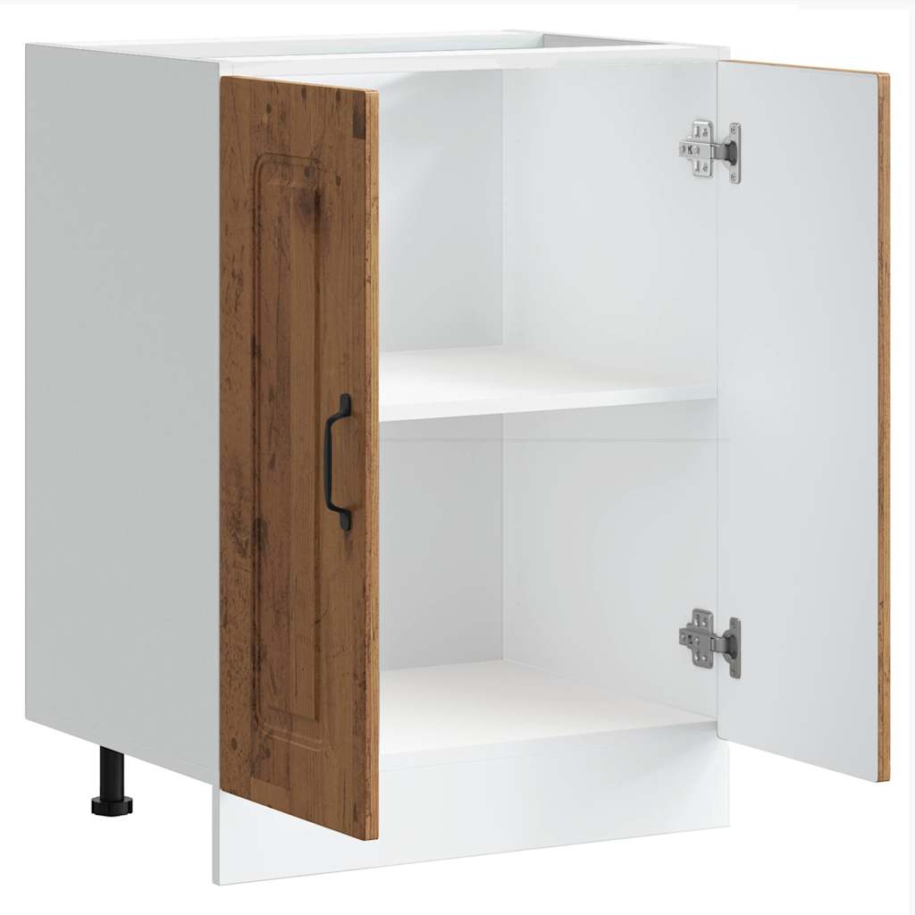 Mobile base lavello Kalmar Legno Vecchio 60x46x81,5 cm - homemem39