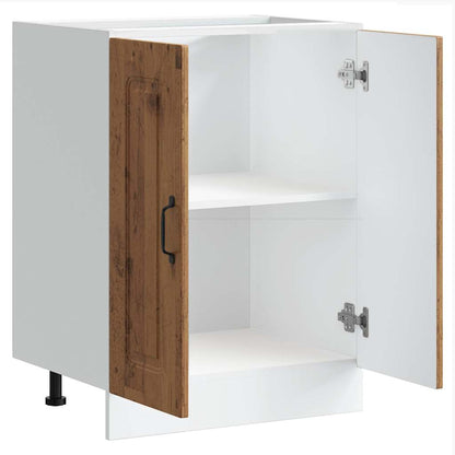 Mobile base lavello Kalmar Legno Vecchio 60x46x81,5 cm - homemem39