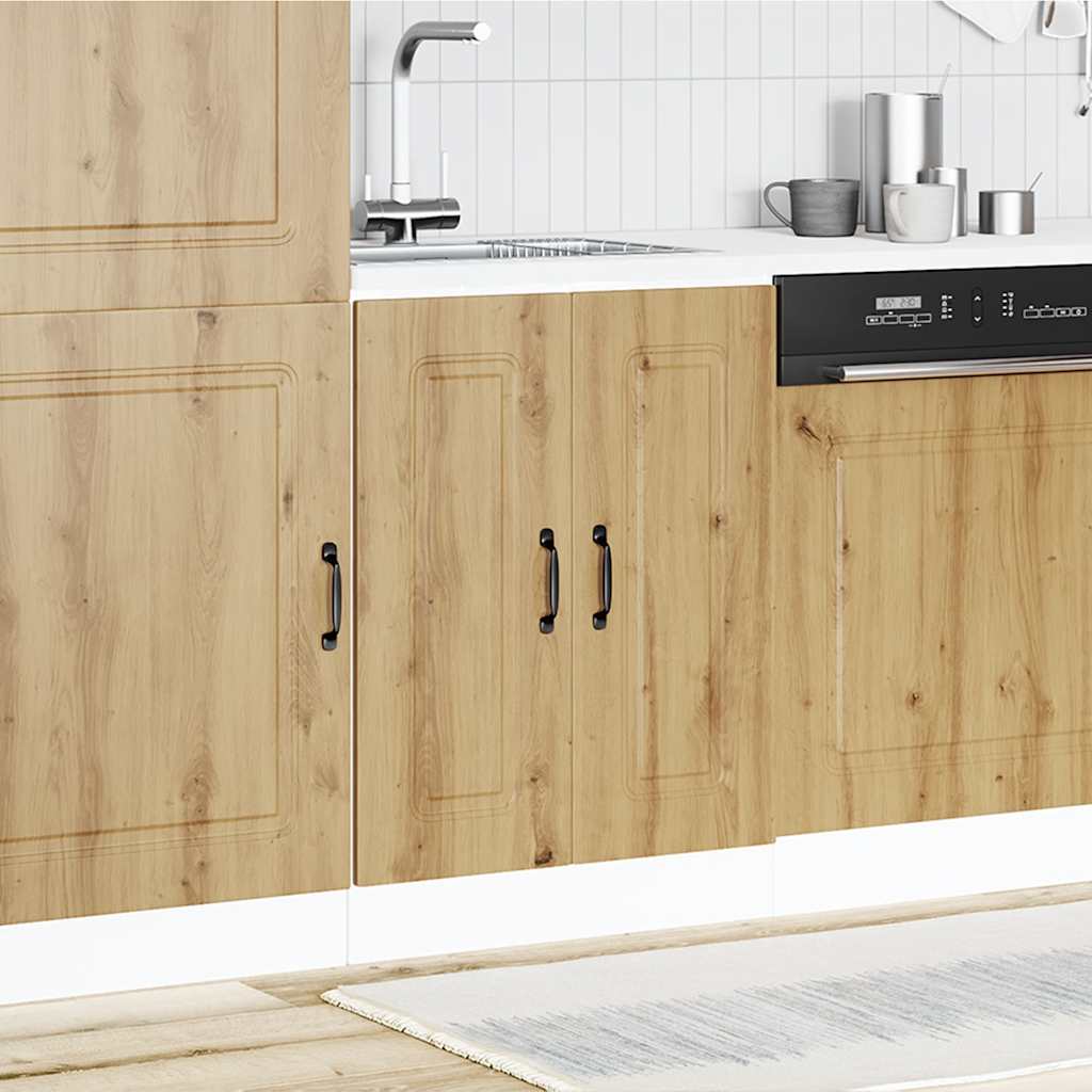 Mobile base lavello Kalmar Rovere Artigianale 60x46x81,5 cm - homemem39