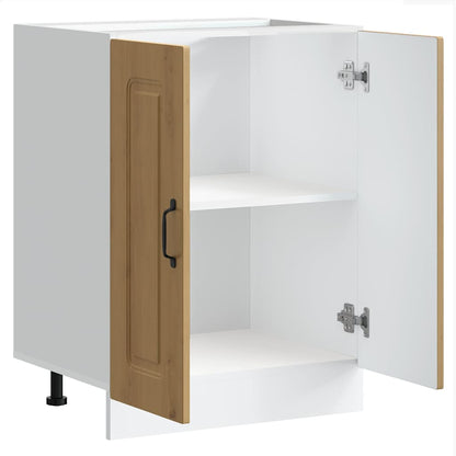 Mobile base lavello Kalmar Rovere Artigianale 60x46x81,5 cm