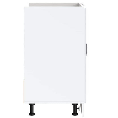 Mobile base lavello Kalmar Bianco 80x46x81,5 cm in Truciolato