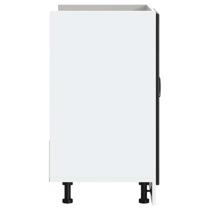 Mobile base lavello Kalmar Nero 80x46x81,5 cm in Truciolato - homemem39