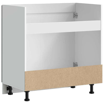 Mobile base lavello Kalmar Nero 80x46x81,5 cm in Truciolato