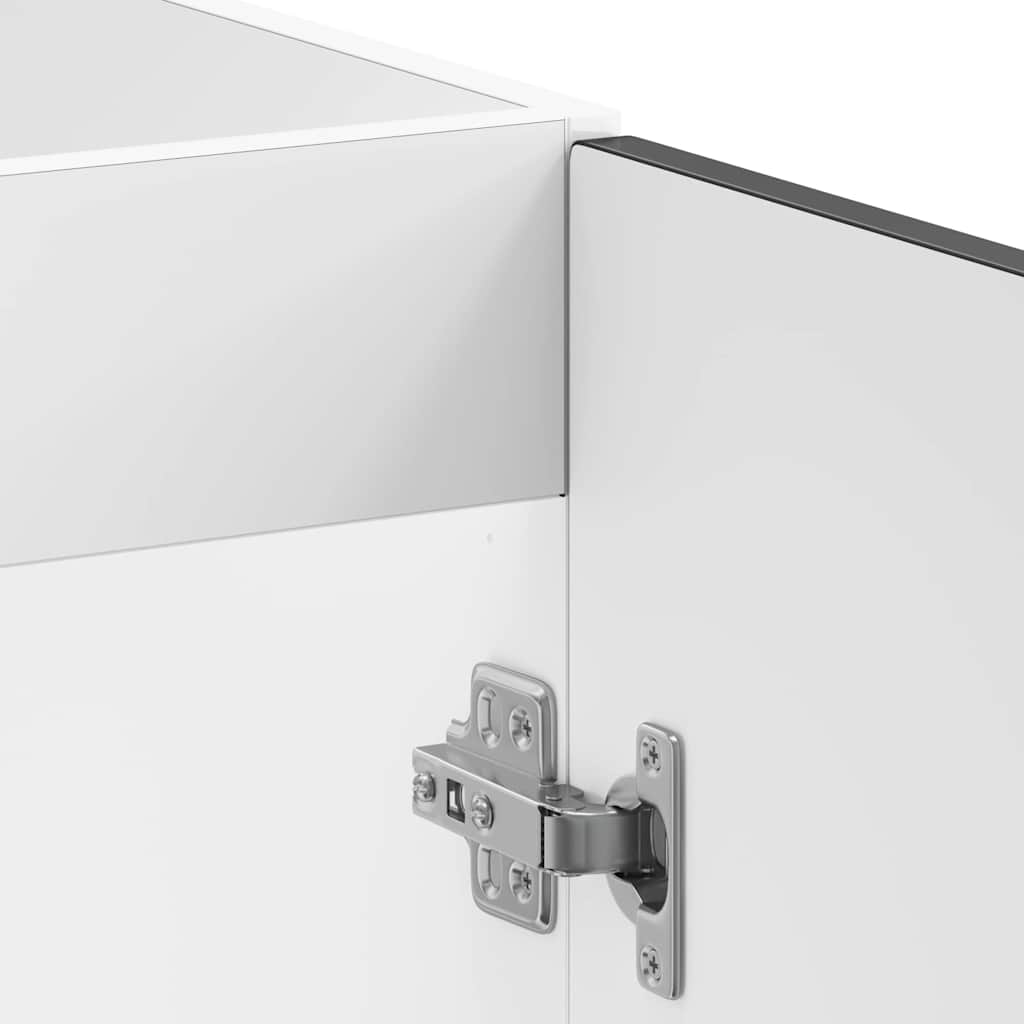 Mobile base lavello Kalmar Nero 80x46x81,5 cm in Truciolato - homemem39