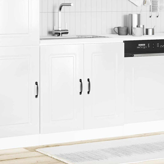 Mobile base lavello Kalmar Bianco Lucido 80x46x81,5 cm