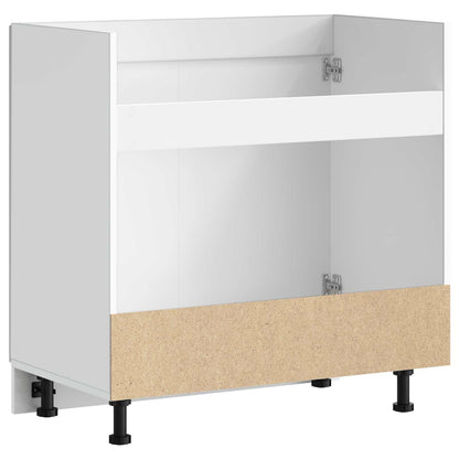 Mobile base lavello Kalmar Bianco Lucido 80x46x81,5 cm