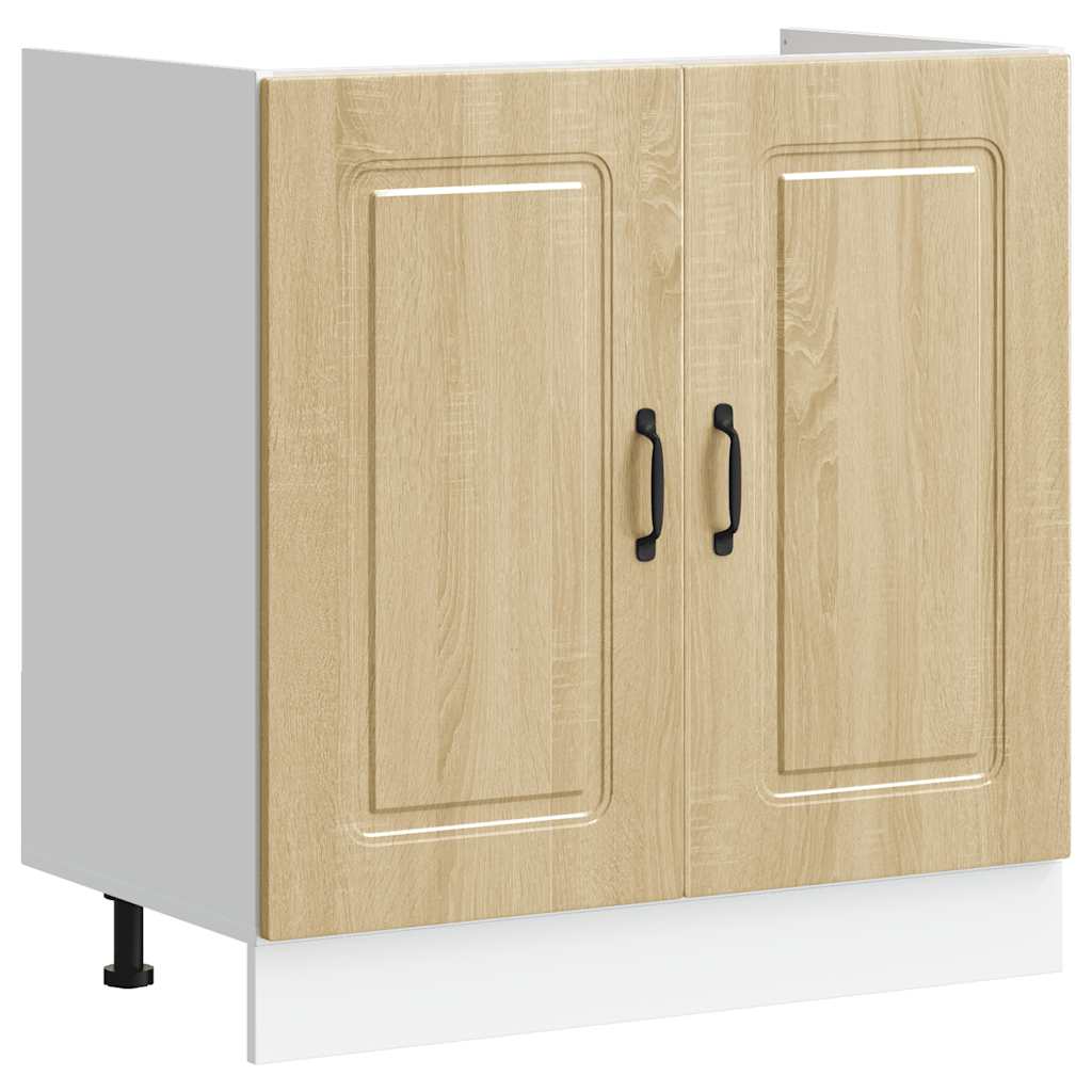 Mobile base lavello Kalmar Rovere Sonoma 80x46x81,5 cm | homemem39