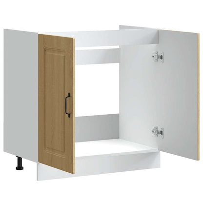 Mobile base lavello Kalmar Rovere Sonoma 80x46x81,5 cm
