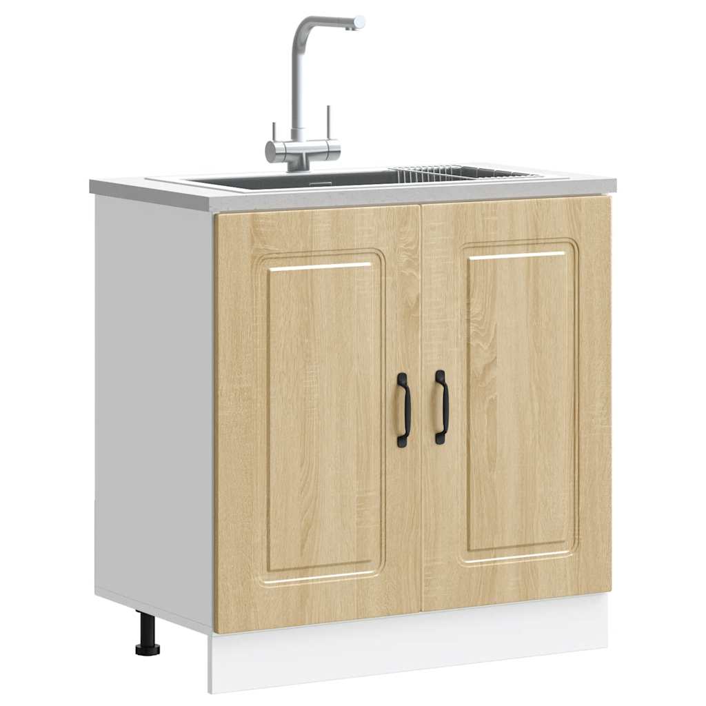 Mobile base lavello Kalmar Rovere Sonoma 80x46x81,5 cm