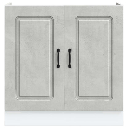 Mobile base lavello Kalmar Grigio Cemento 80x46x81,5 cm