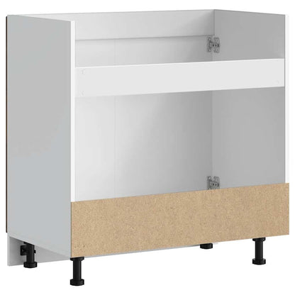 Mobile base lavello Kalmar Rovere Fumo 80x46x81,5 cm Truciolato | homemem39