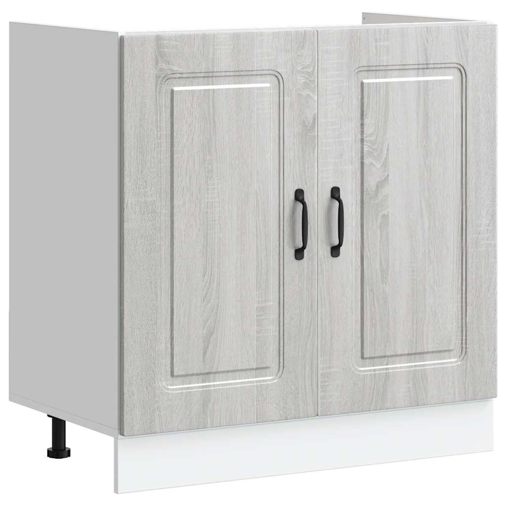 Mobile base lavello Kalmar Grigio Sonoma 80x46x81,5 cm