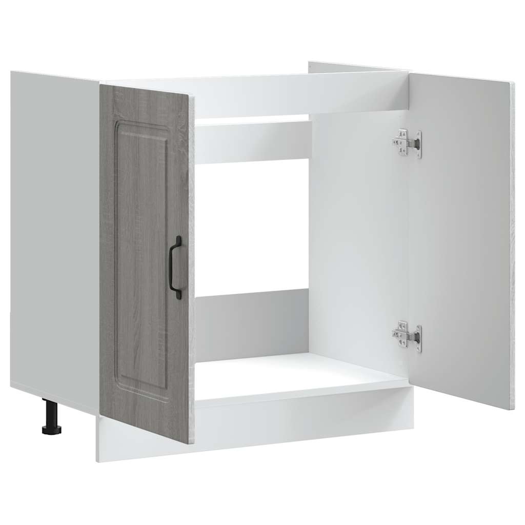 Mobile base lavello Kalmar Grigio Sonoma 80x46x81,5 cm