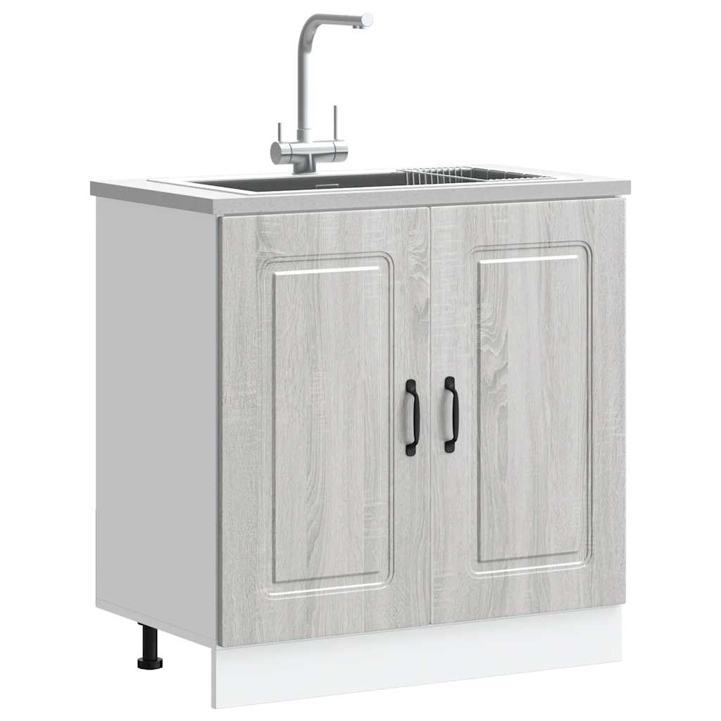 Mobile base lavello Kalmar Grigio Sonoma 80x46x81,5 cm