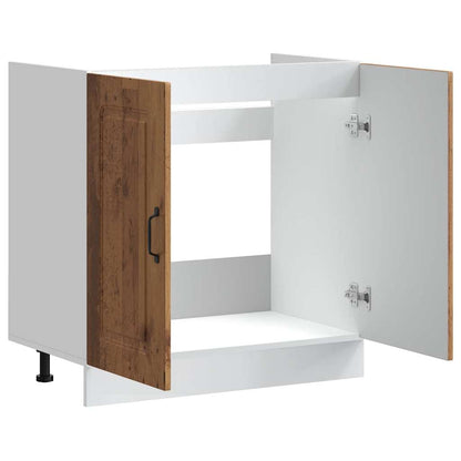 Mobile base lavello Kalmar Legno Vecchio 80x46x81,5 cm