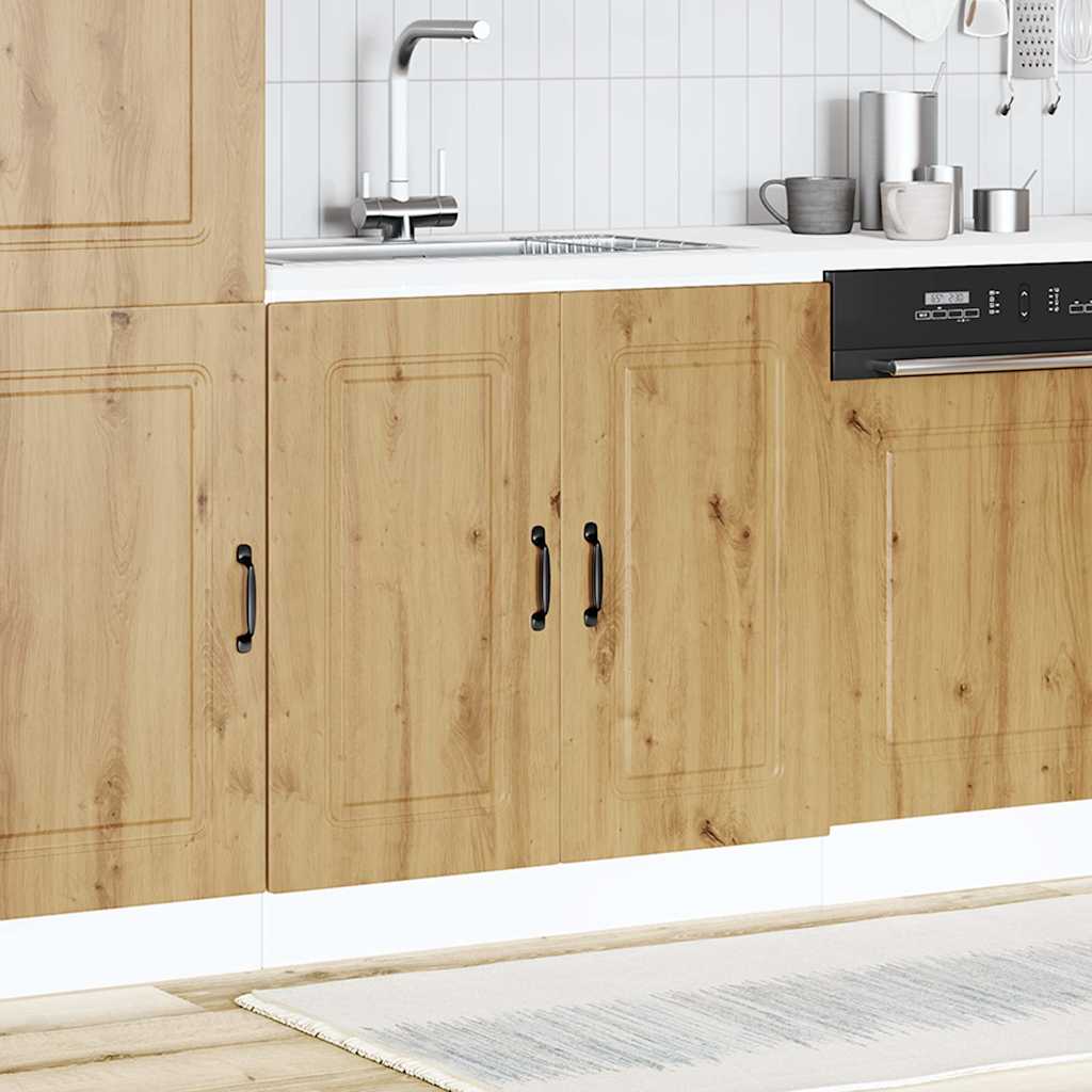 Mobile base lavello Kalmar Rovere Artigianale 80x46x81,5 cm | homemem39