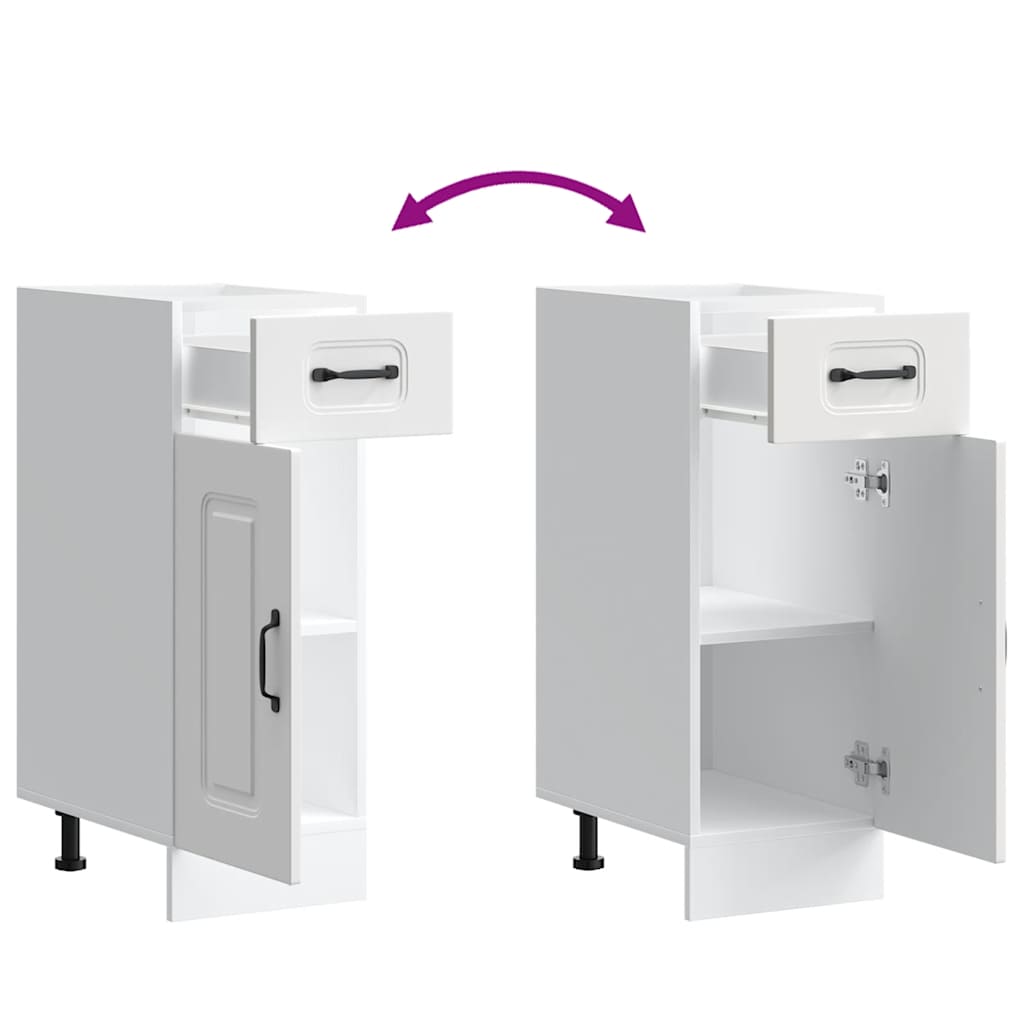 Base da Cucina Kalmar Bianco in Legno Multistrato