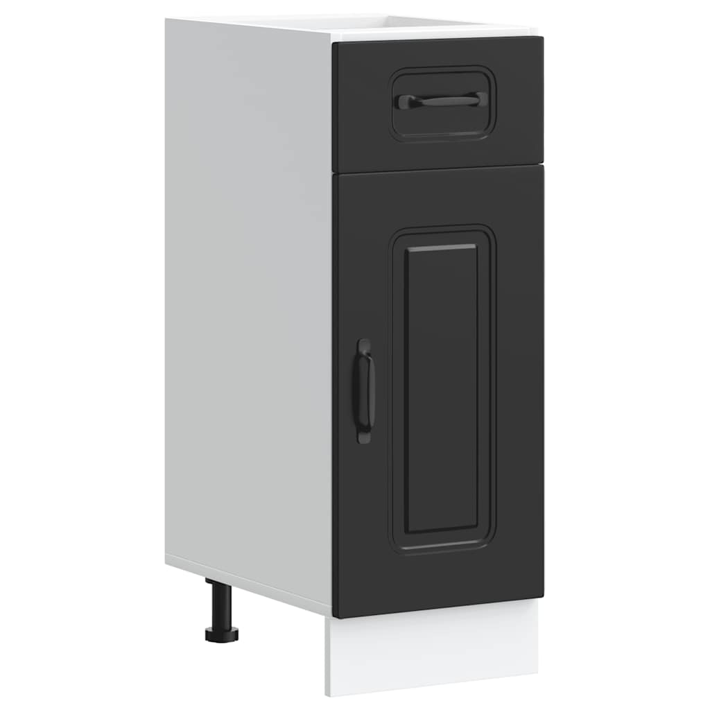 Base da Cucina Kalmar Nero in Legno Multistrato | homemem39