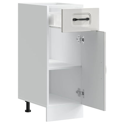 Base da Cucina Kalmar Bianco Lucido in Legno Multistrato - homemem39