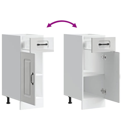 Base da Cucina Kalmar Bianco Lucido in Legno Multistrato | homemem39
