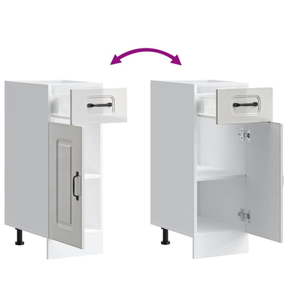 Base da Cucina Kalmar Bianco Lucido in Legno Multistrato - homemem39