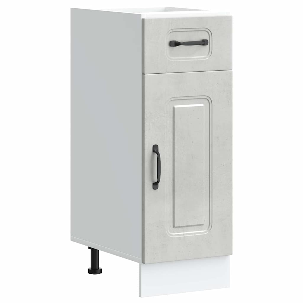 Base da Cucina Kalmar Grigio Cemento in Legno Multistrato | homemem39