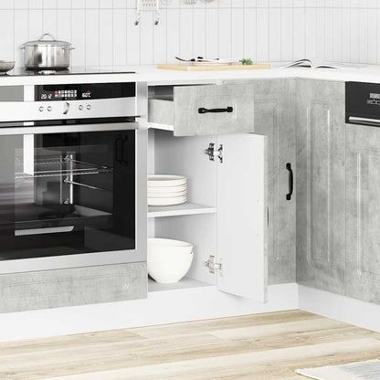 Base da Cucina Kalmar Grigio Cemento in Legno Multistrato
