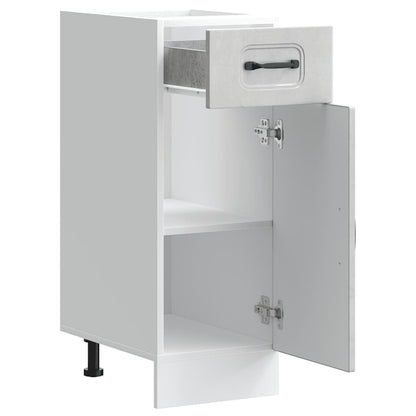 Base da Cucina Kalmar Grigio Cemento in Legno Multistrato | homemem39