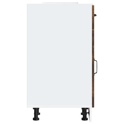 Base da Cucina Kalmar Rovere Fumo in Legno Multistrato - homemem39