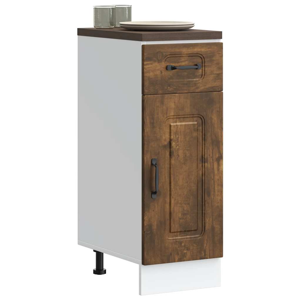 Base da Cucina Kalmar Rovere Fumo in Legno Multistrato